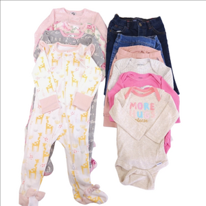 Large Bundle Of Baby Girl Clothes Size 6-9 Months 10pieces